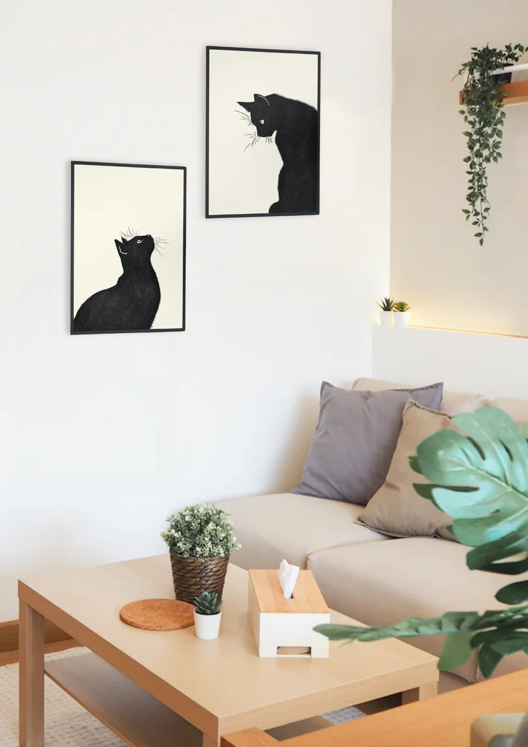 Spielerische Katzen - Poster Set