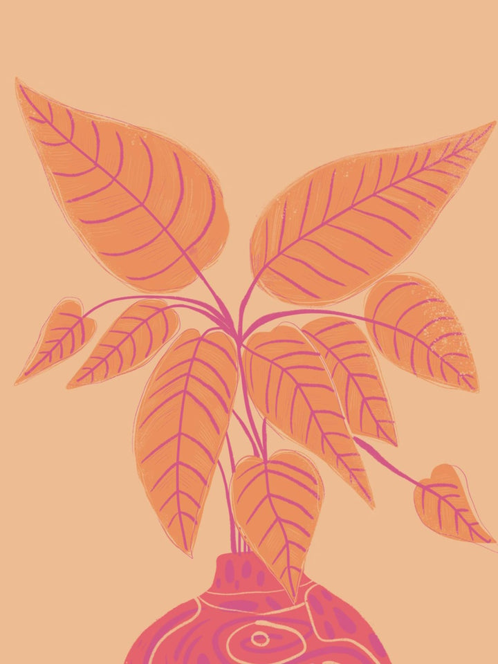 Tropical Still Life with Flowers