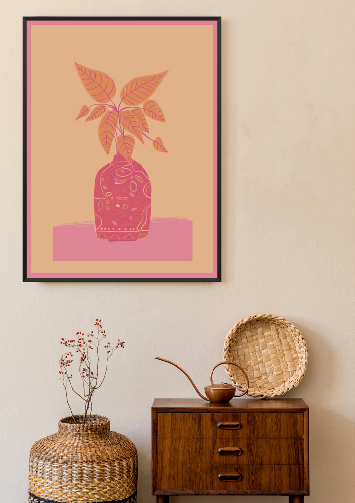 Tropical Still Life with Flowers