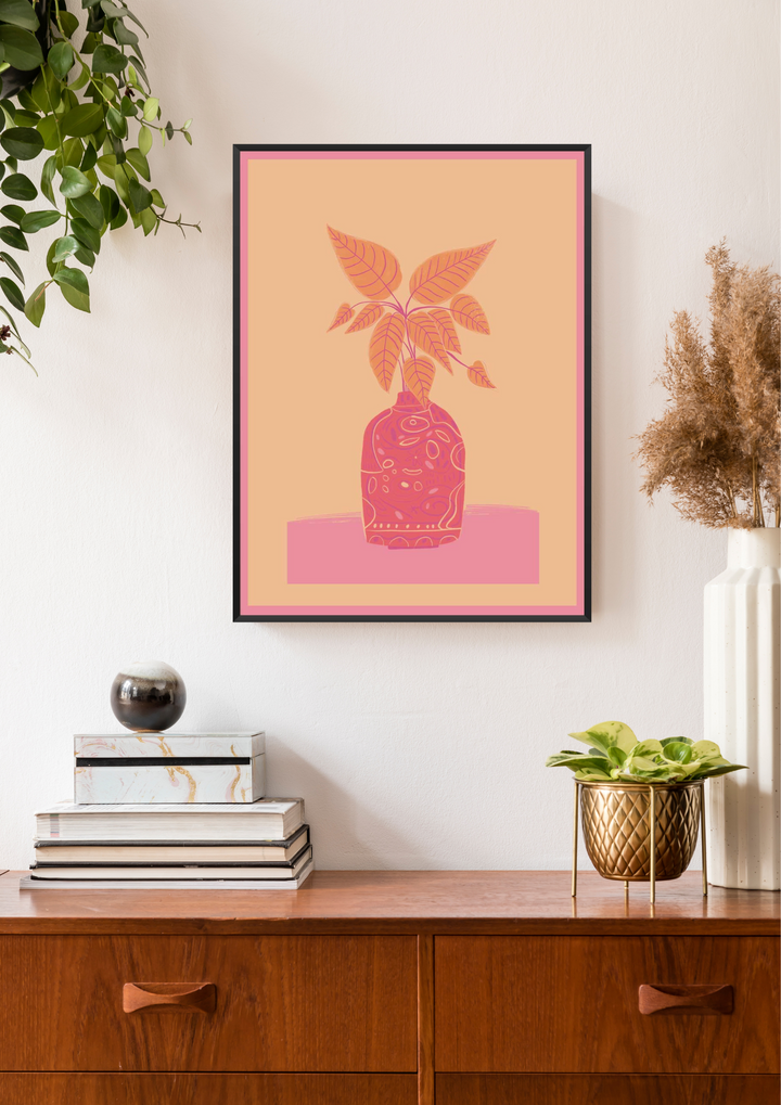 Tropical Still Life with Flowers