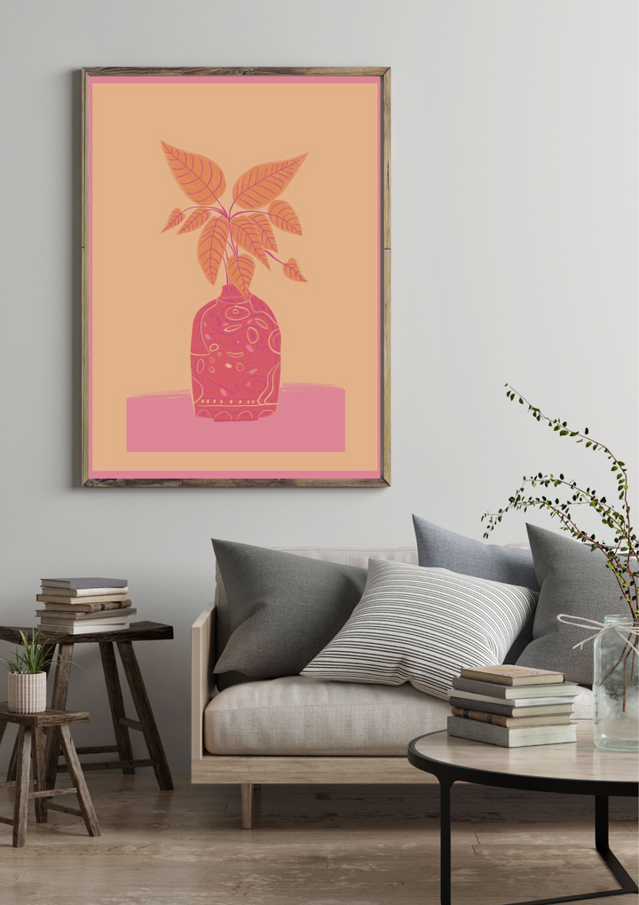 Tropical Still Life with Flowers