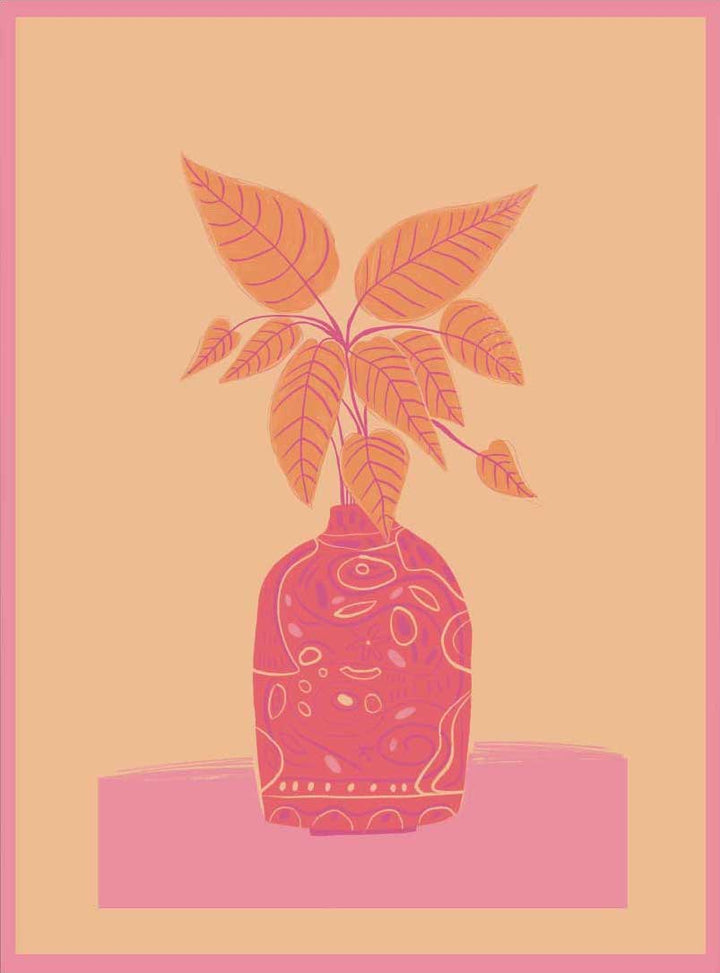 Tropical Still Life with Flowers