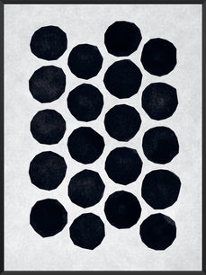 Collective Cutout - Abstract Dots Poster