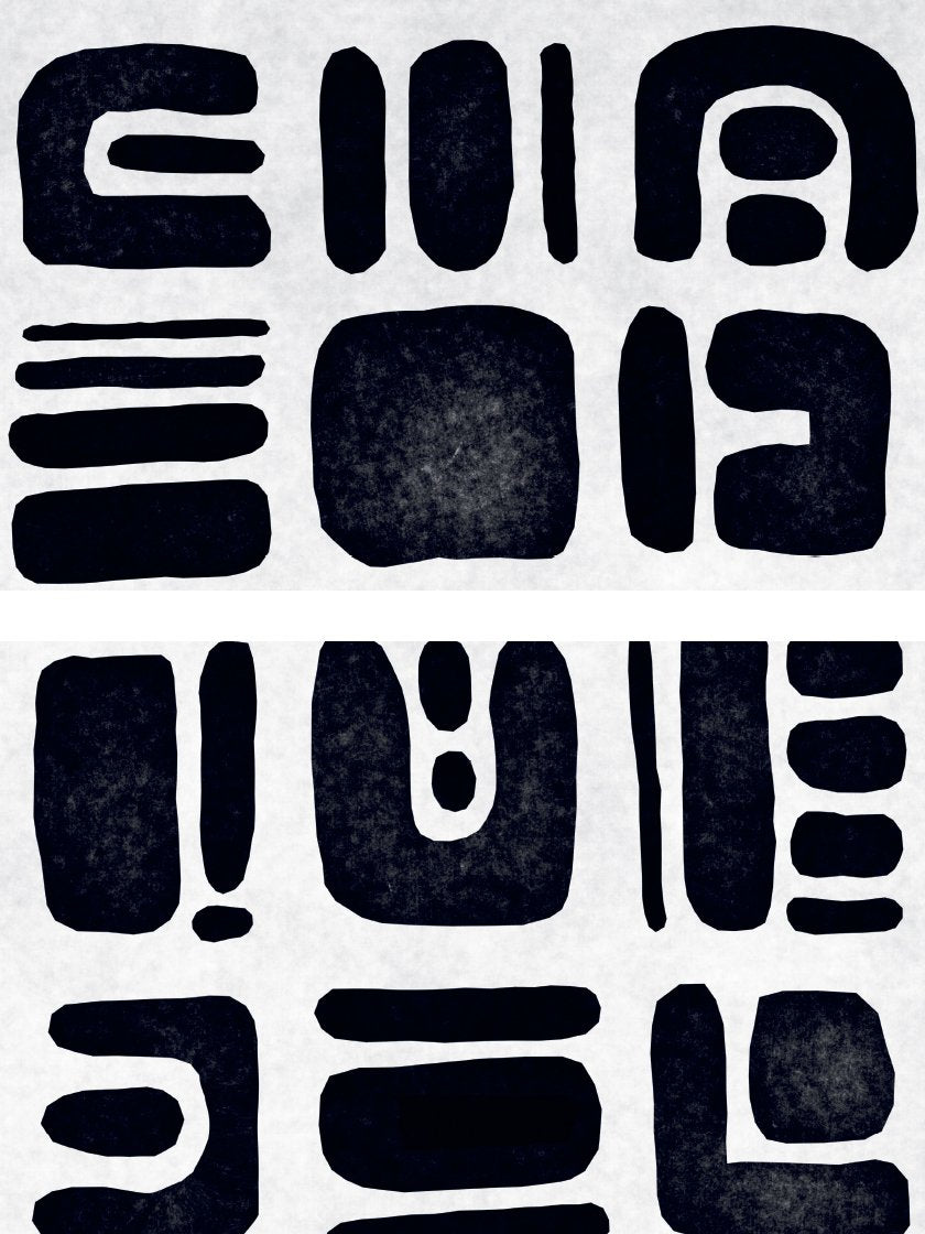 Abstract Cutout - Poster