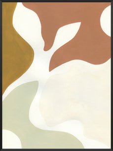 Earthy Shapes - Poster