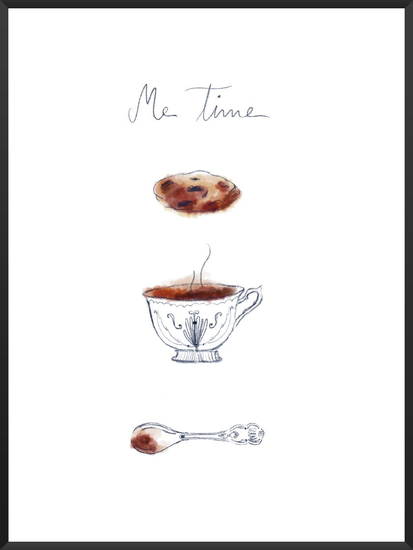 Me Time - Minimalist Coffee Poster