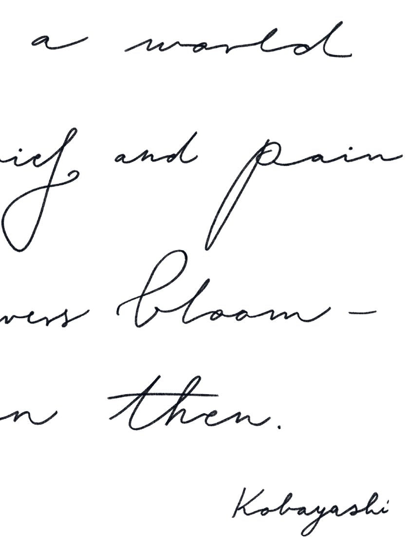 Flower Haiku - Poster