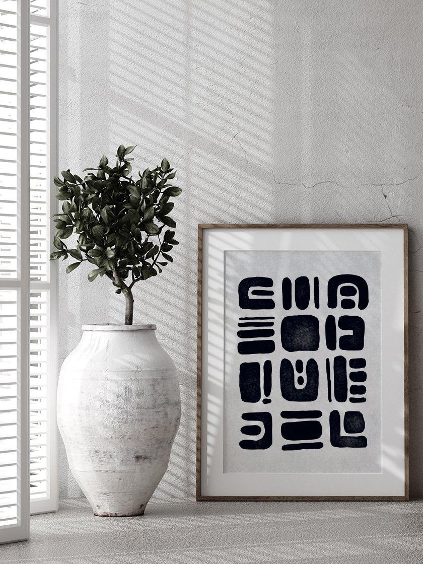 Abstract Cutout - Poster