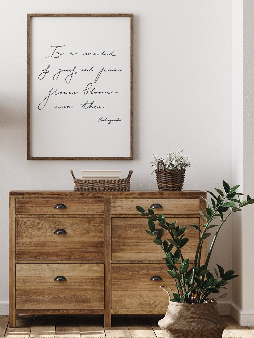 Flower Haiku - Poster