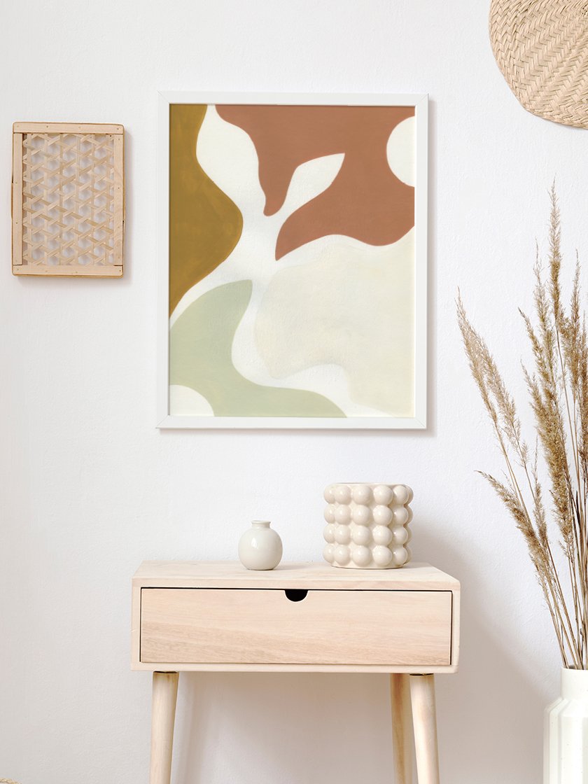 Earthy Shapes - Poster