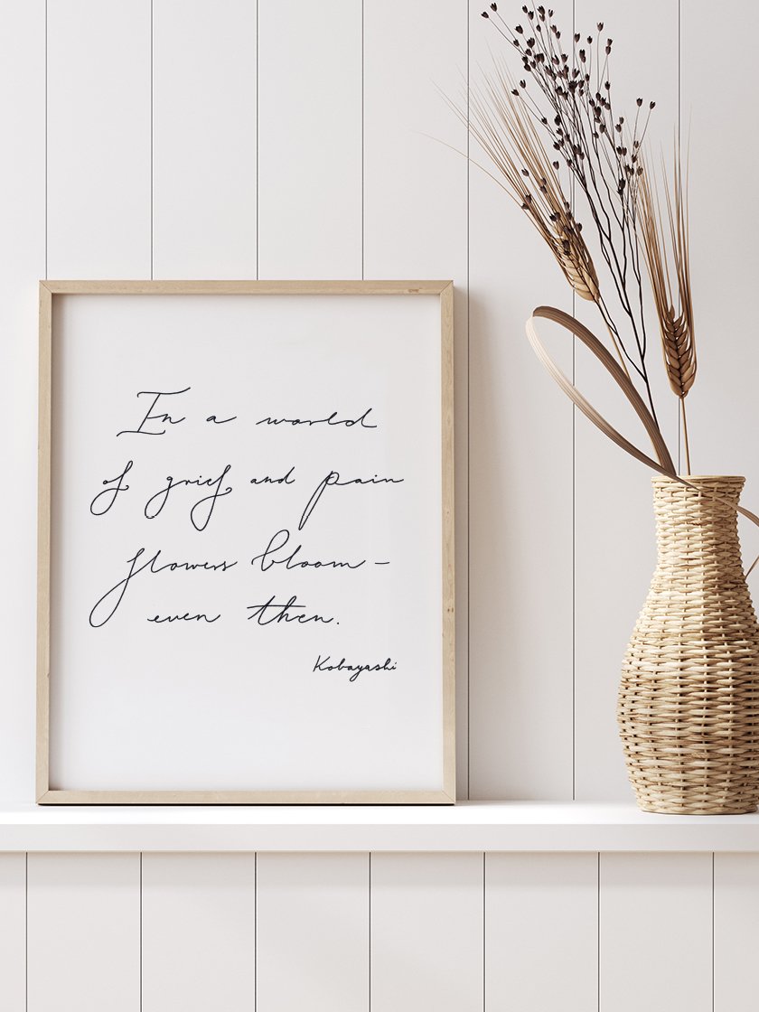 Flower Haiku - Poster