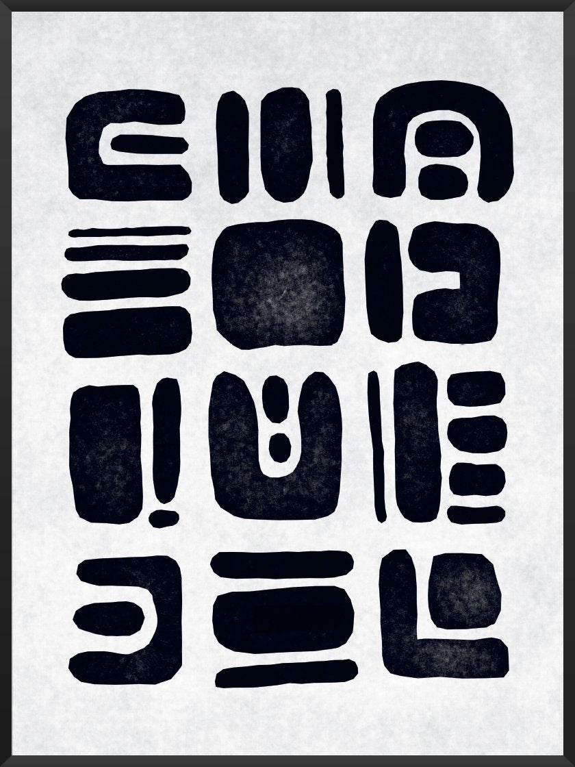 Abstract Cutout - Poster