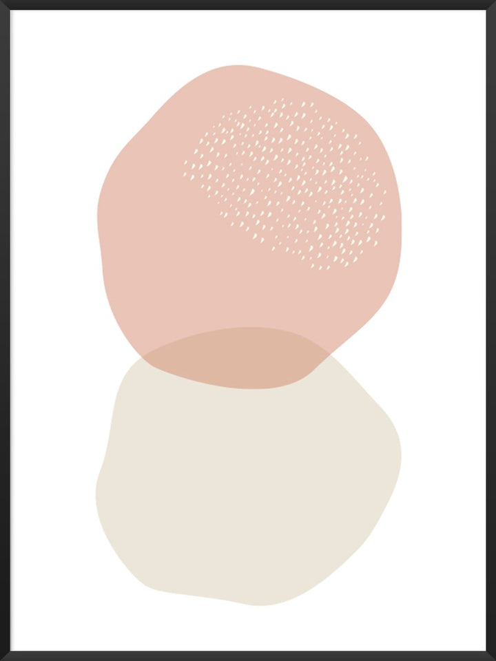 Pastel Circle Shapes Poster