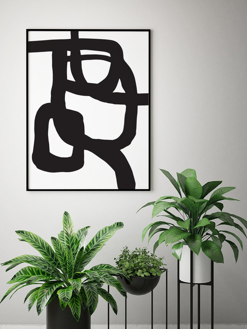 Abstract Lines - Poster