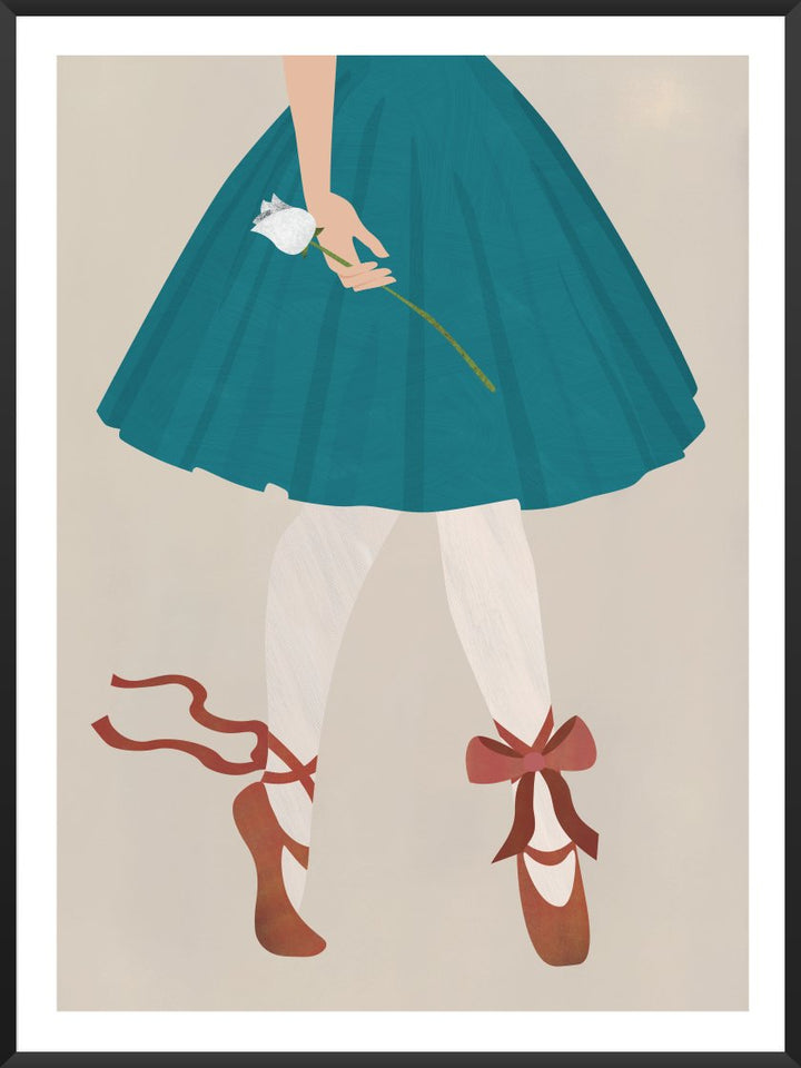 Die roten Schuhe von Andersen - Andersen Rote Schuhe Poster