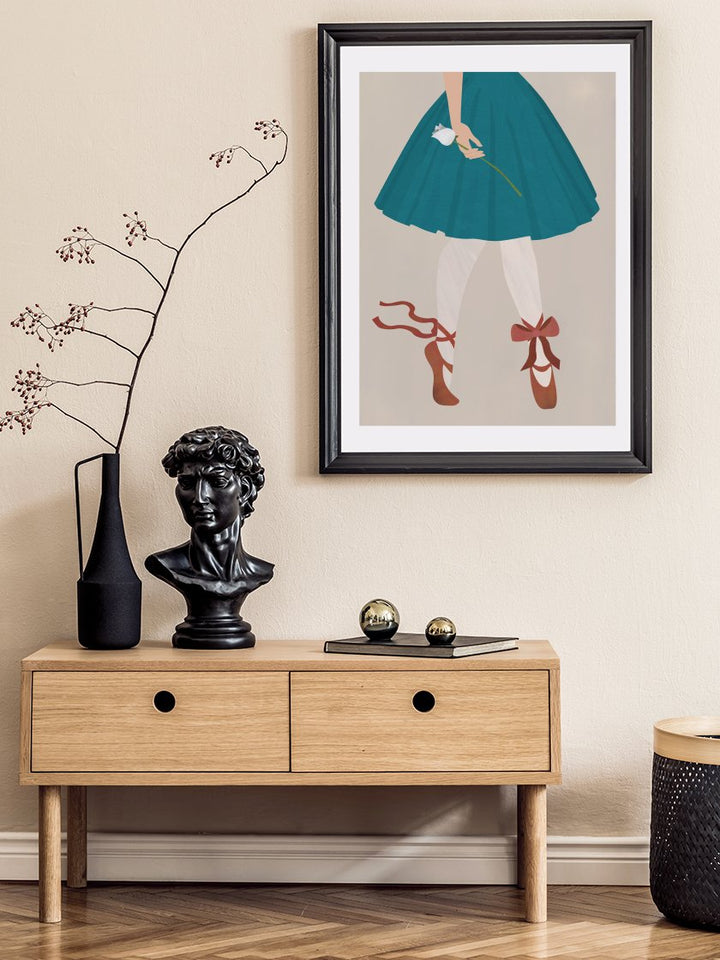Die roten Schuhe von Andersen - Andersen Rote Schuhe Poster