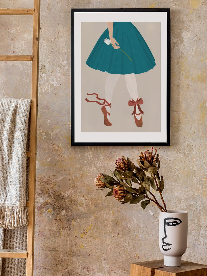 Die roten Schuhe von Andersen - Andersen Rote Schuhe Poster
