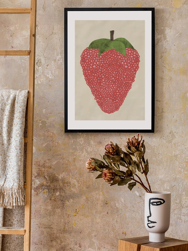 Bubble Strawberry - Poster