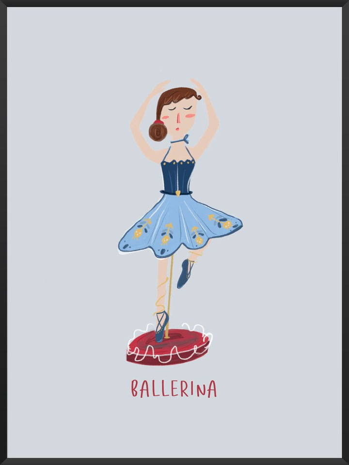 Christmas Ballerina - Poster