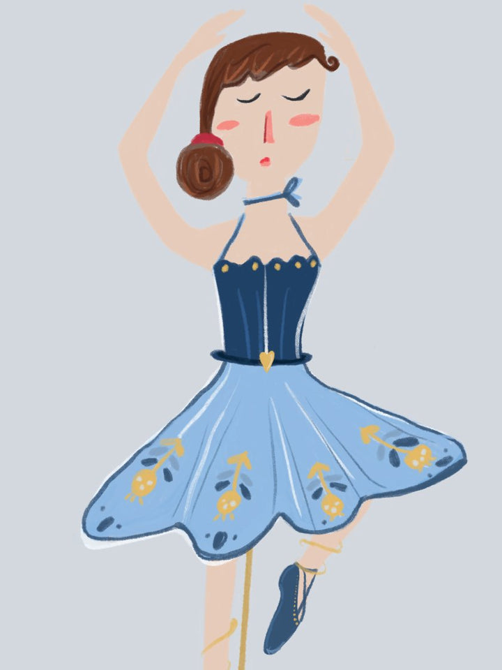 Christmas Ballerina - Poster