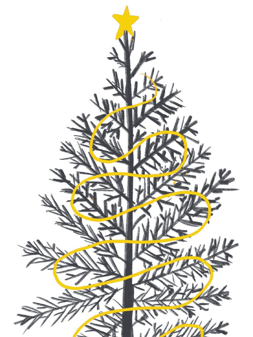 Minimalist Christmas Tree - Poster