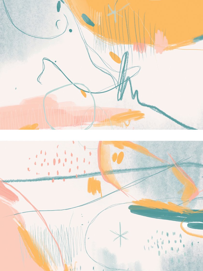 Cosy Beach - Summer Shapes Poster