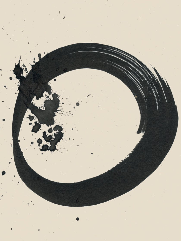 ENSO - Handpainted Circle Poster