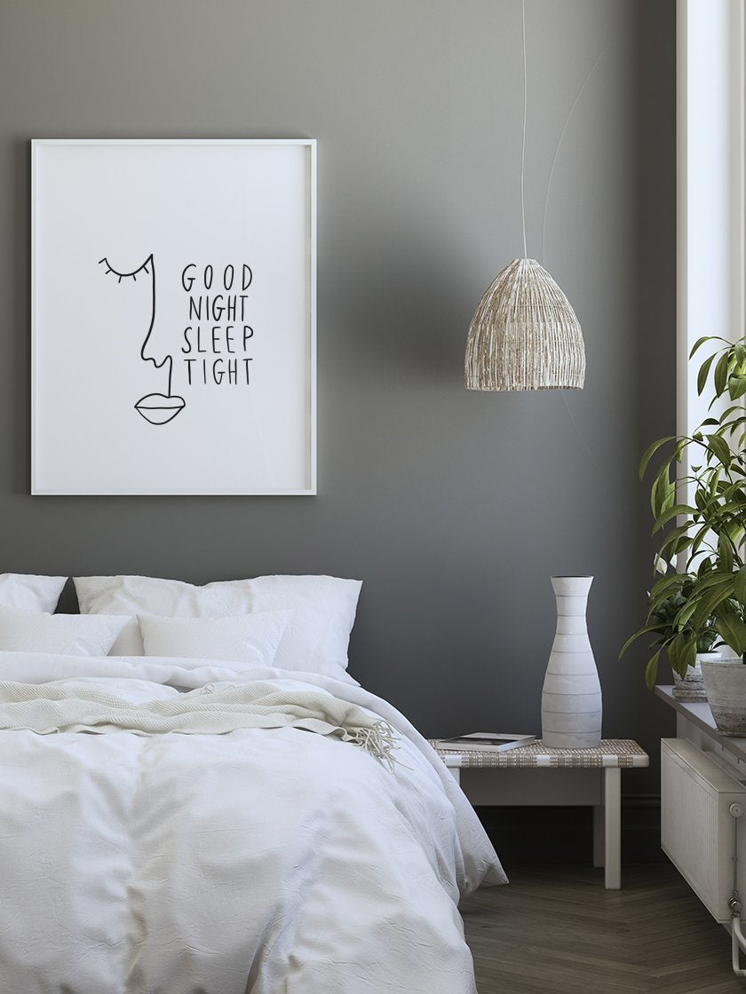 good-night-poster-in-interior-bedroom