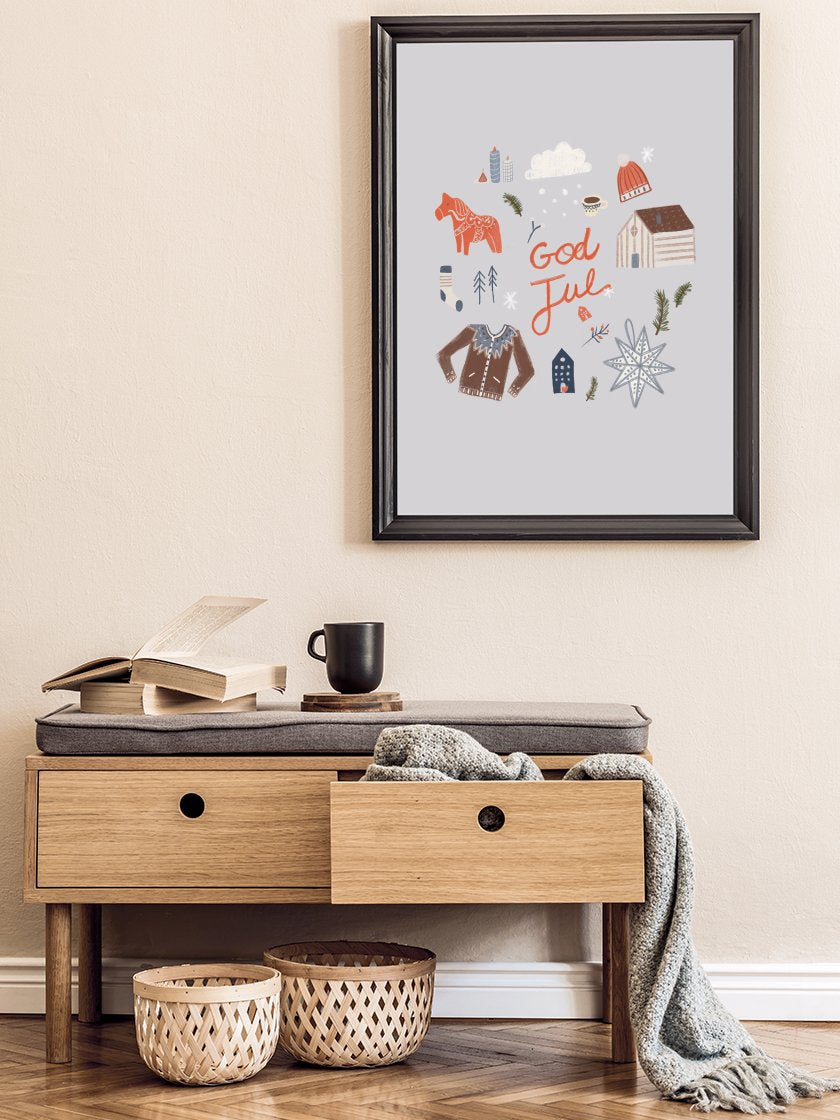 God Jul - Christmas Vibes Poster