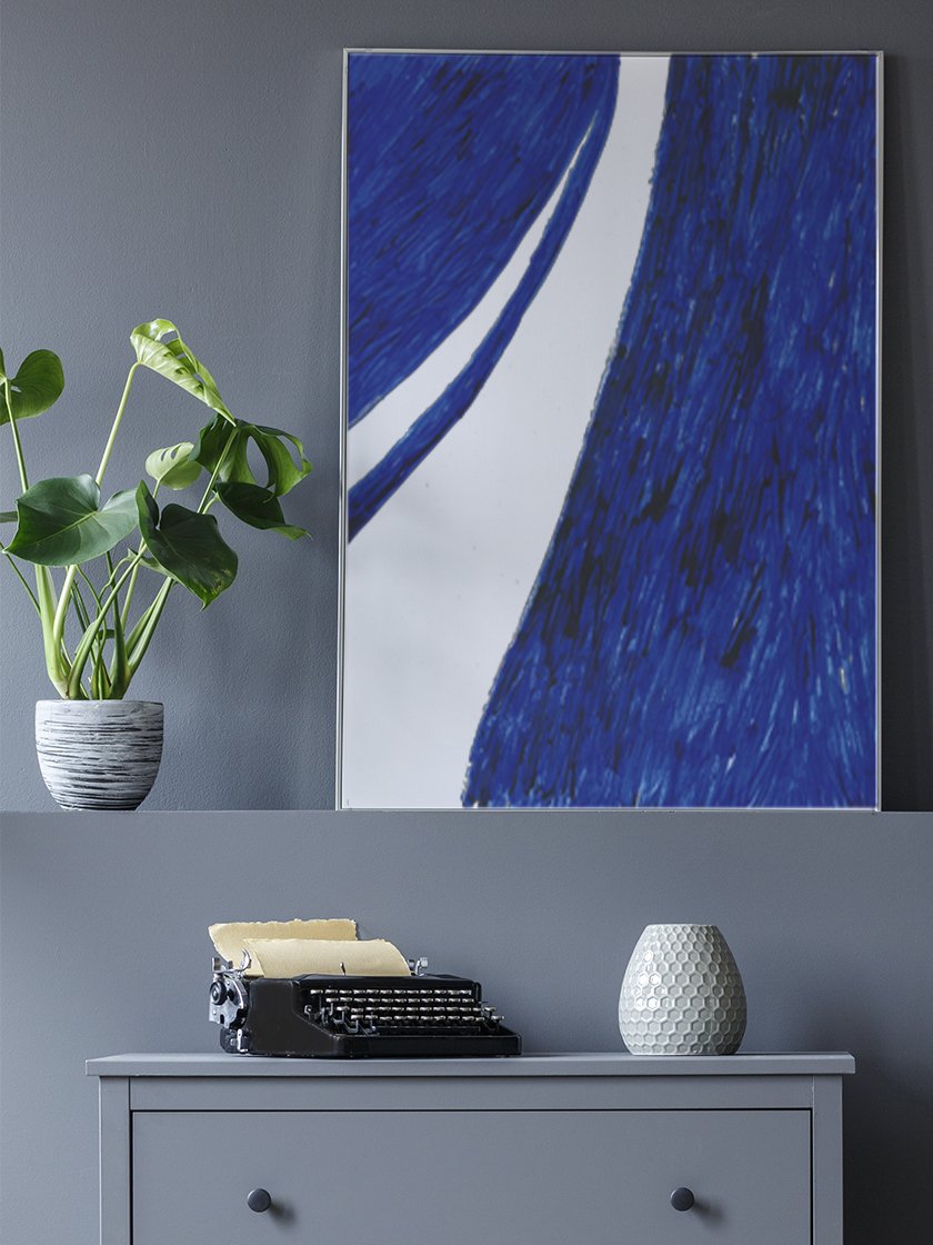project-nord-la-rue-blue-watercolour-poster-in-interior