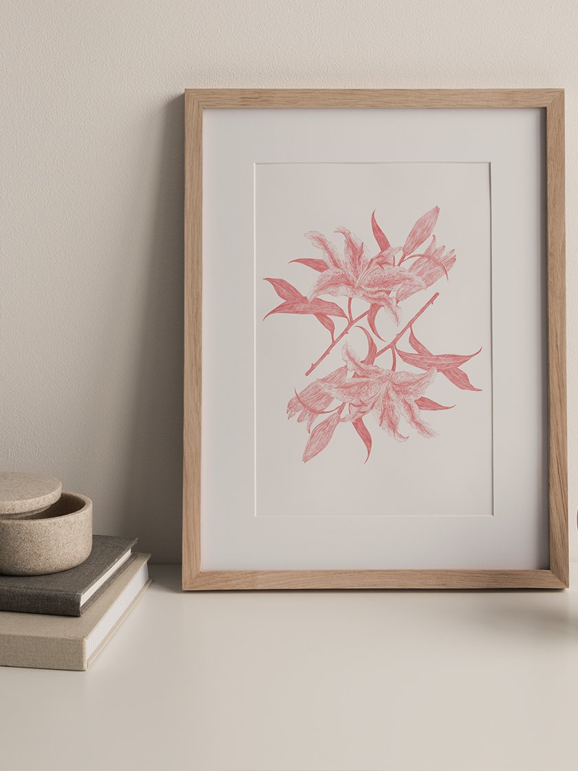Mirror Lilies - Poster