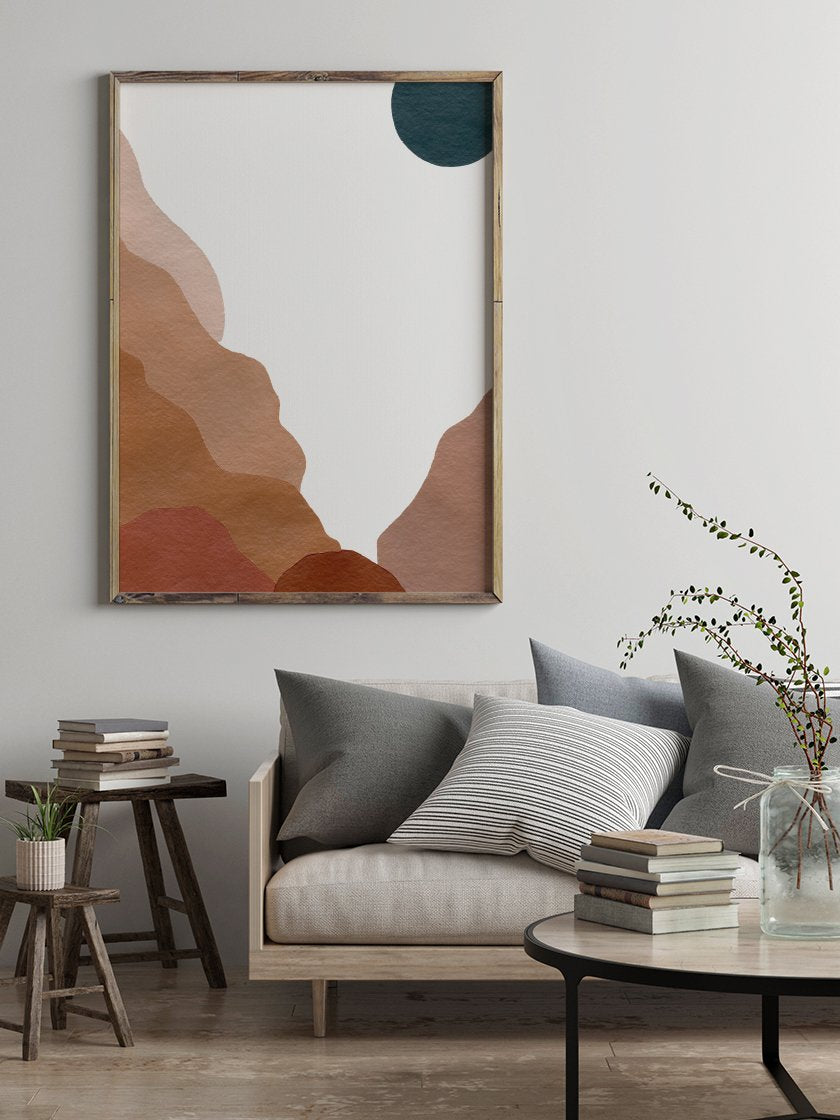 Abstract Grand Canyon - Poster