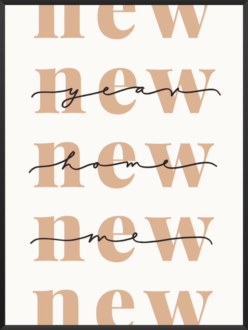 New Year New Home - Poster