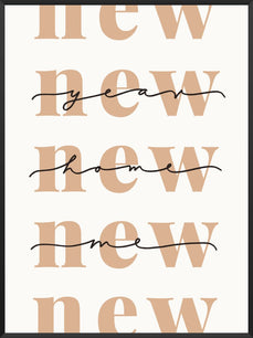 New Year New Home - Poster