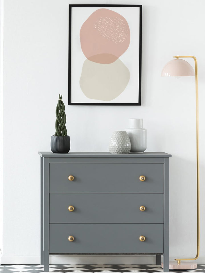 Pastel Circle Shapes Poster