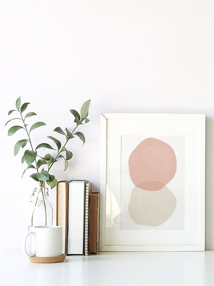 Pastel Circle Shapes Poster