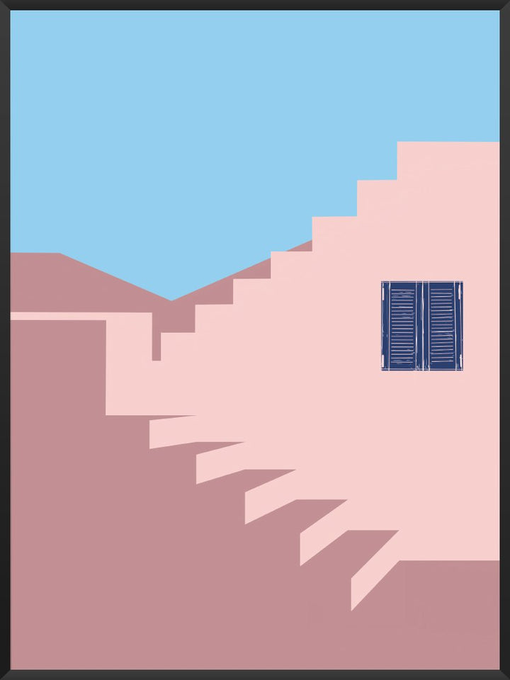 Mediterranean View - Poster