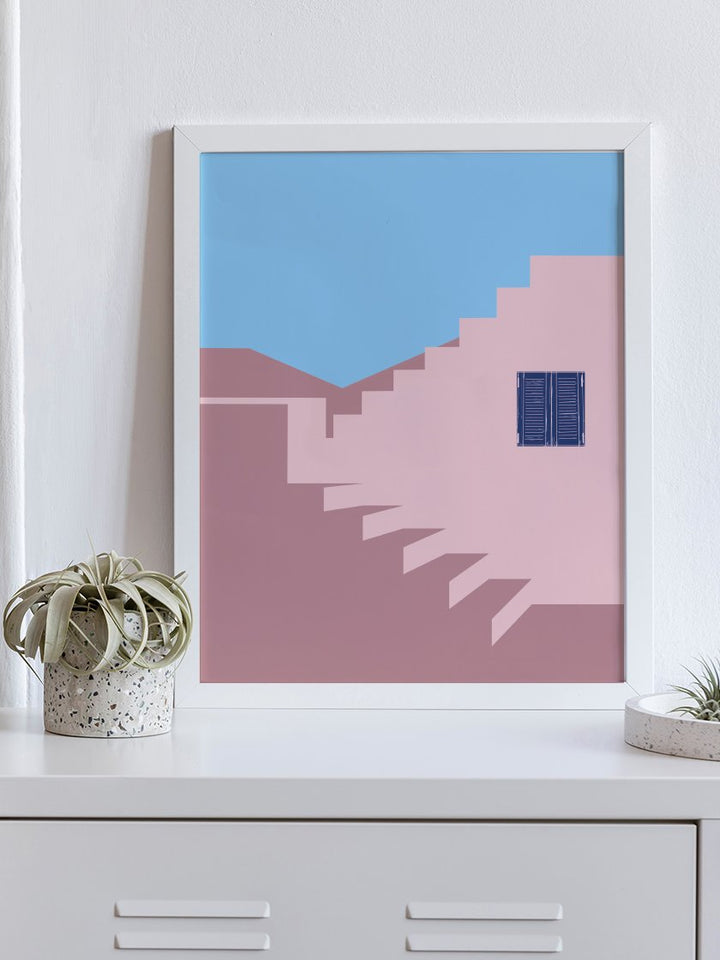 Mediterranean View - Poster