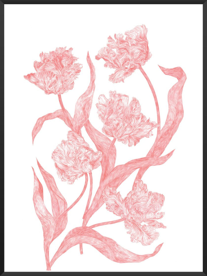 Wild Tulips - Poster