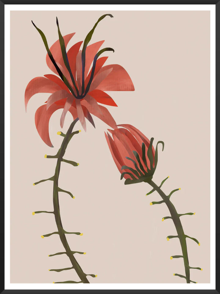 Blooming Lilies - Poster