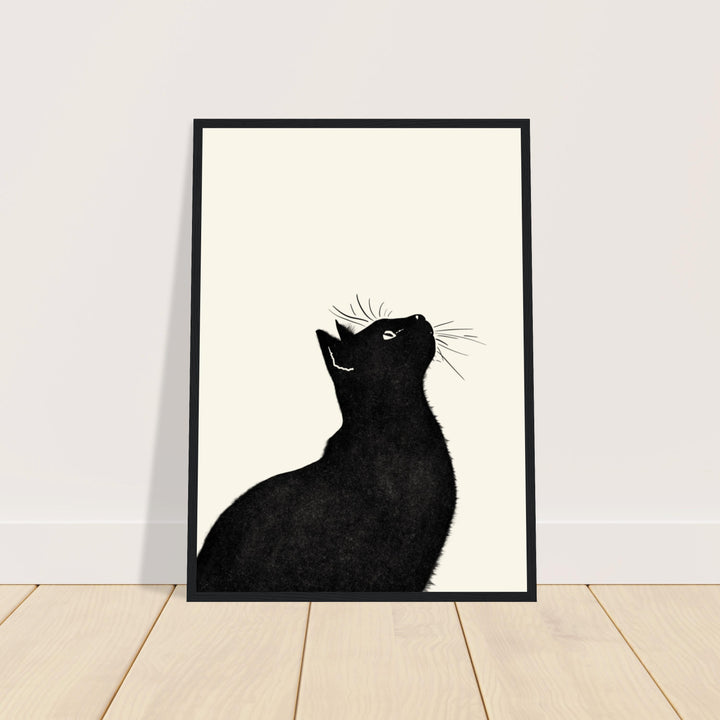 Neugierige Katze - Poster