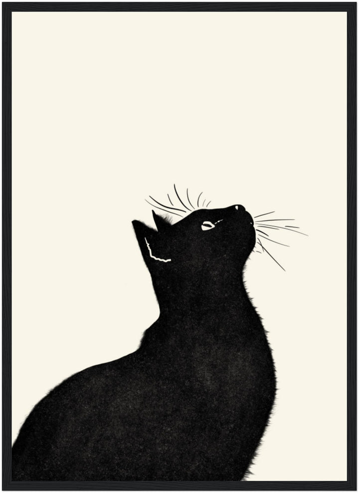 Neugierige Katze - Poster