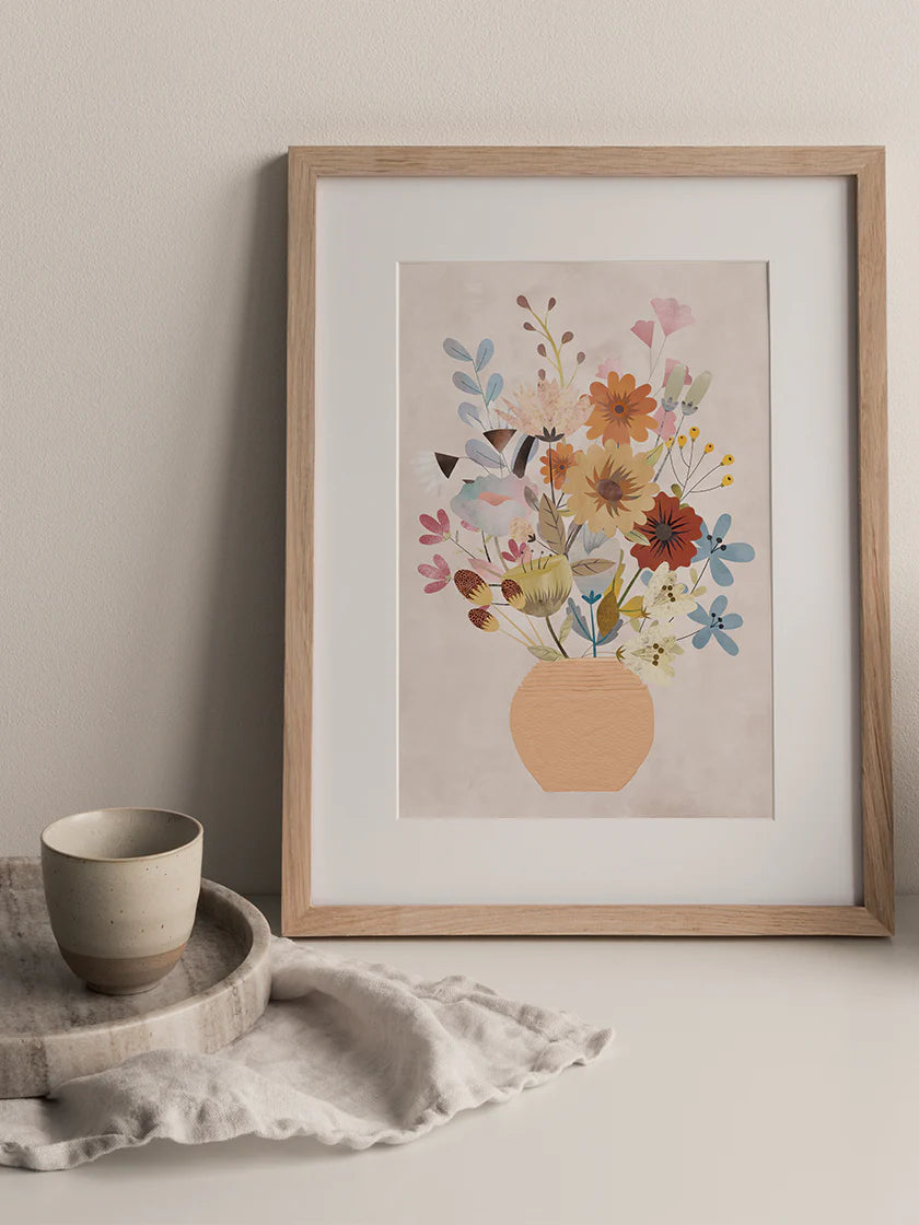 Pastel Bouquet - Poster