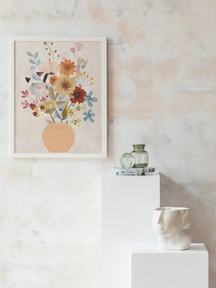 Pastel Bouquet - Poster