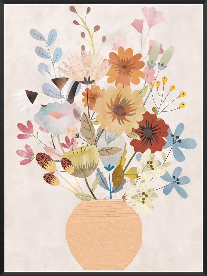 Pastel Bouquet - Poster