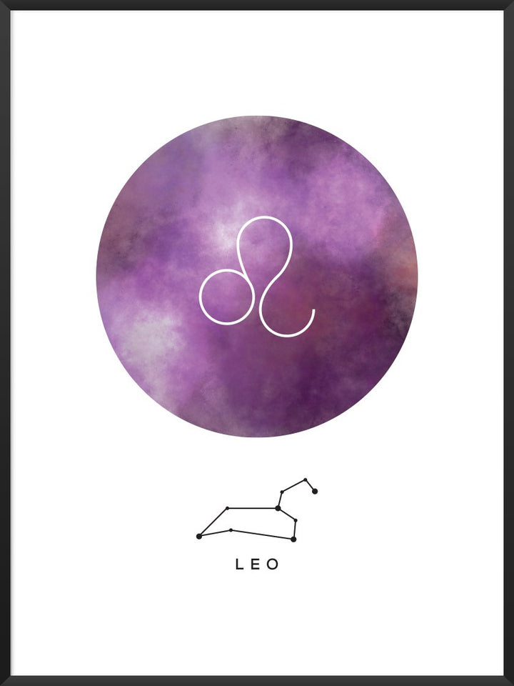 Leo - Leo Zodiac Sign Poster