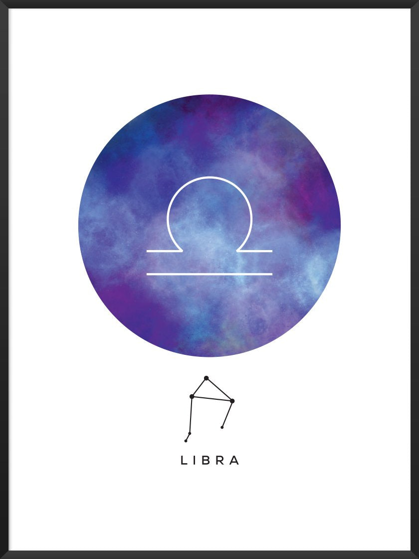 Libra - Libra Zodiac Sign Poster