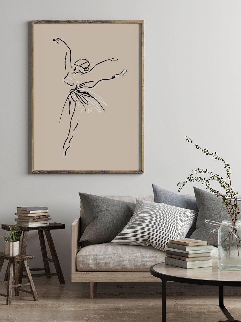 project-nord-abstract-ballerina-poster-in-interior-living-room
