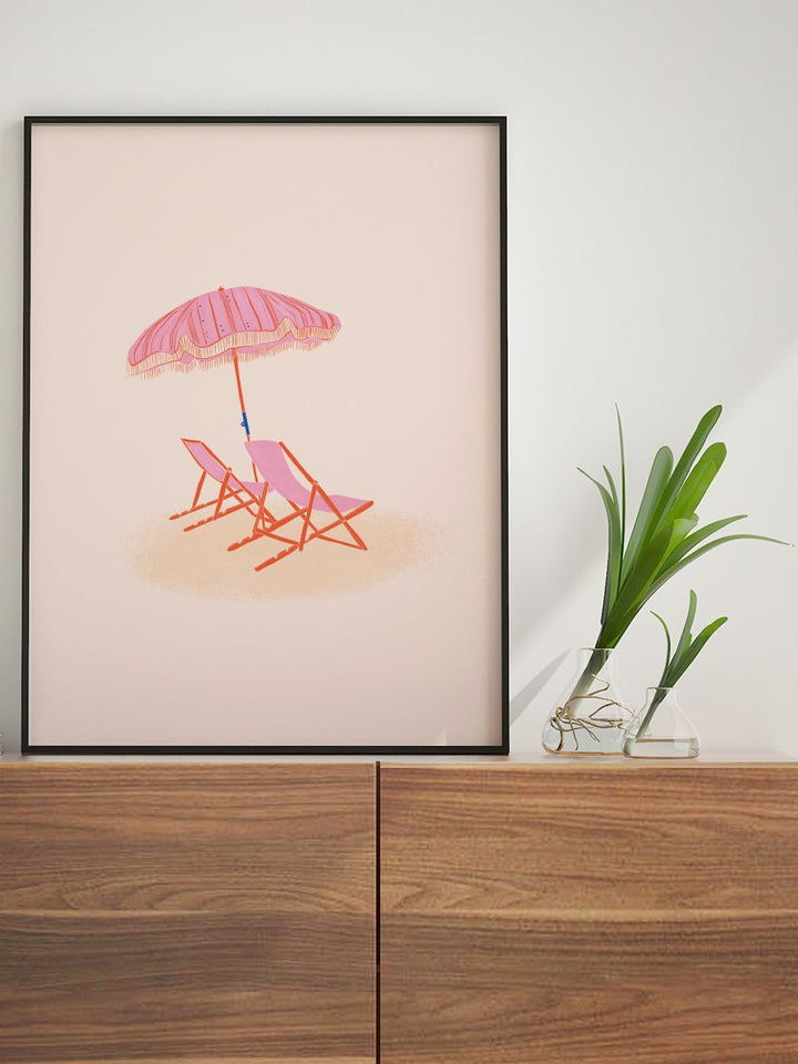 Beach Chairs - Poster