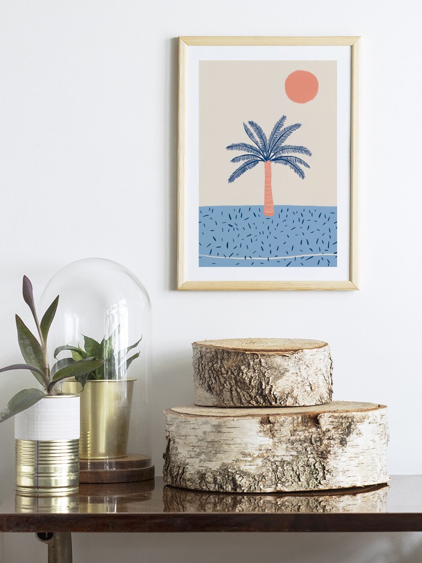 Tropical Palms - Poster